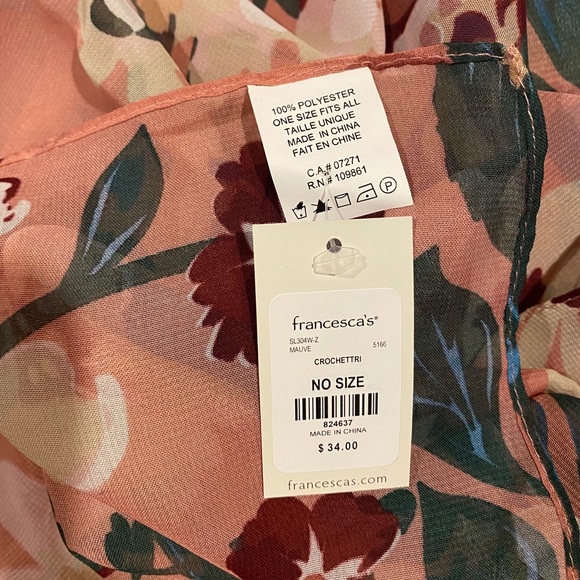 NWT Francesca’s Floral Kimono - Picture 4 of 4